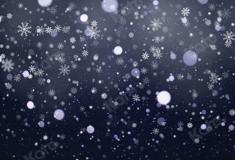 Kate Winter Snow Bokeh Backdrop Designed by Kate Image - Kate Backdrop AU
