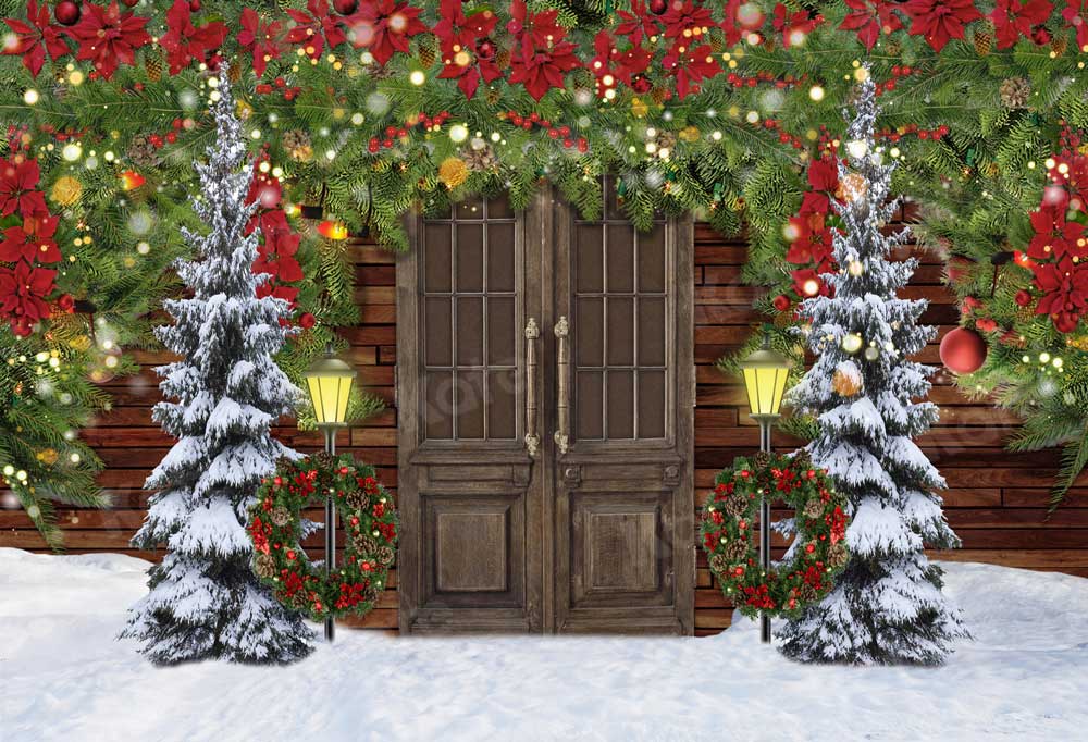 Kate Christmas Winter Room Backdrop for Photography - Kate Backdrop AU