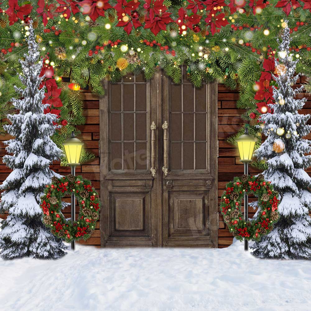 Kate Christmas Winter Room Backdrop for Photography - Kate Backdrop AU