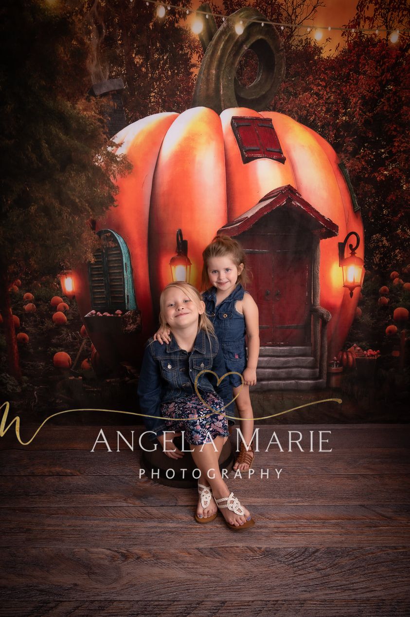 Kate Fall Pumpkin Backdrop Lights for Photography