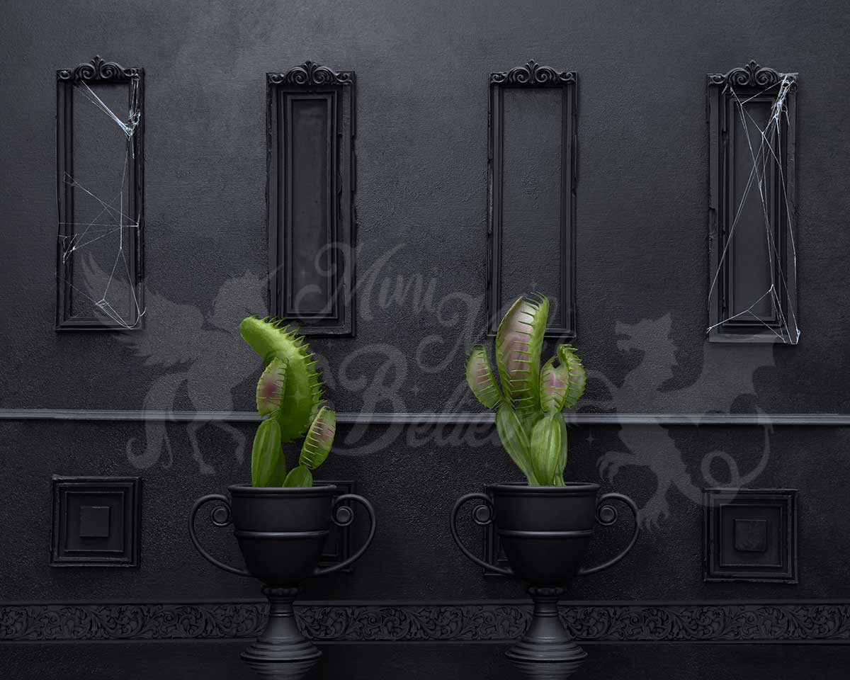 Kate Halloween Horror Backdrop Gothic Wall Designed by Mini MakeBelieve - Kate Backdrop AU