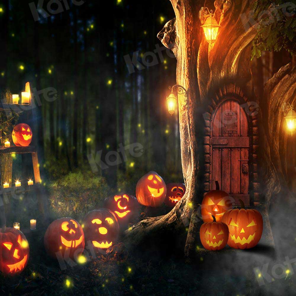 Kate Halloween Forest Night Backdrop for Photography - Kate Backdrop AU
