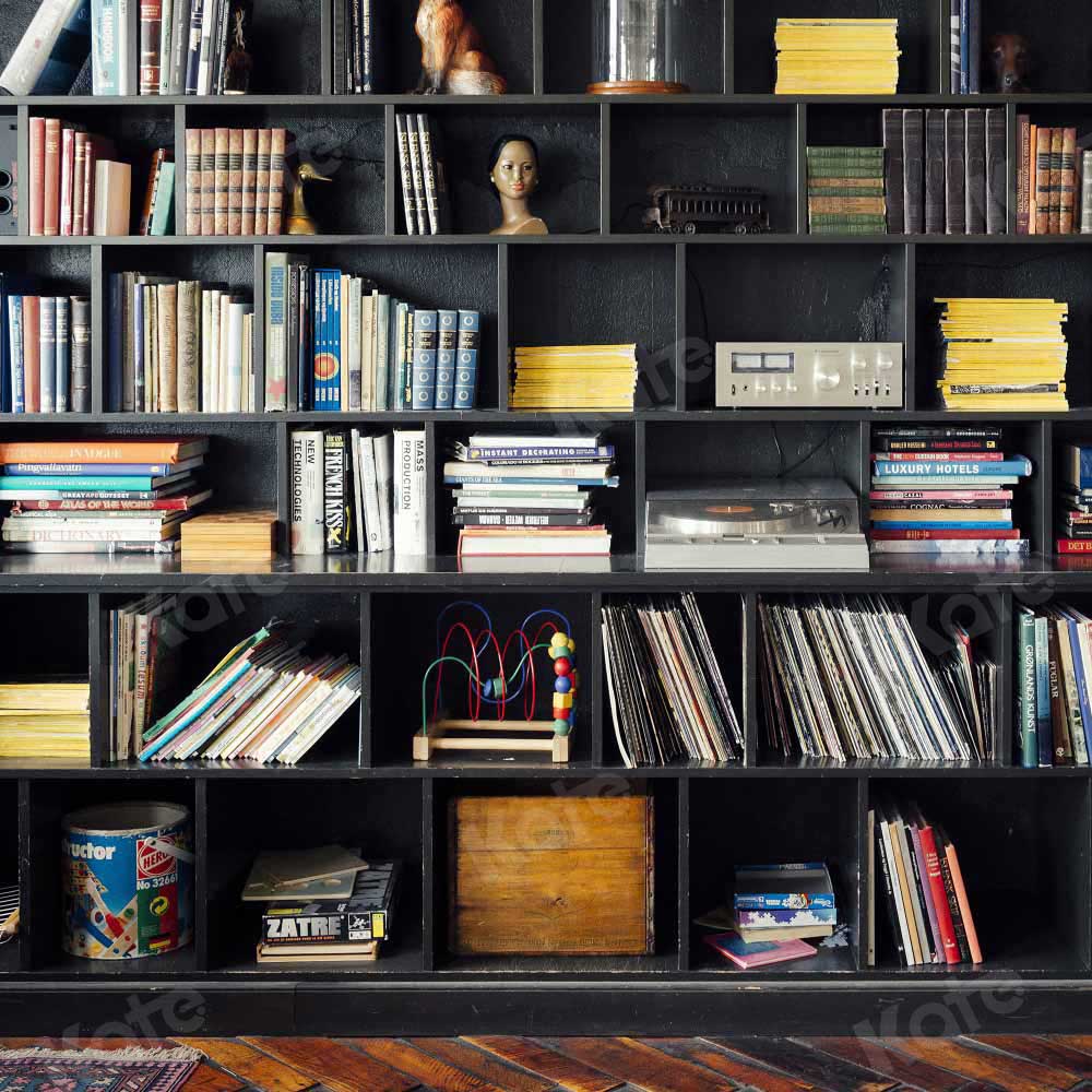 Kate Back To School Backdrop Bookshelf Designed by Chain Photography