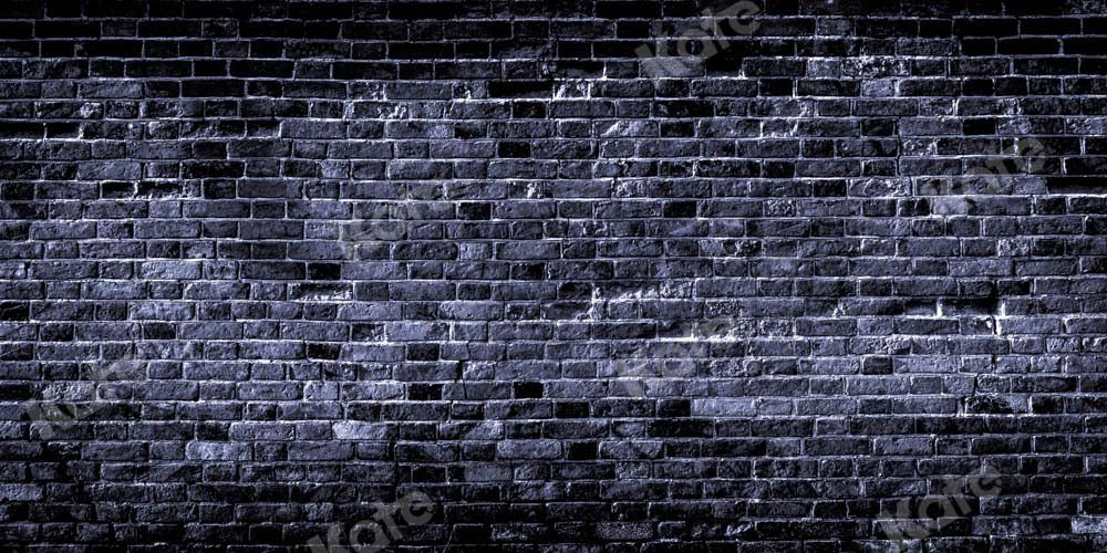 Kate Black Brick Wall Backdrop Mottled Designed by Chain Photography