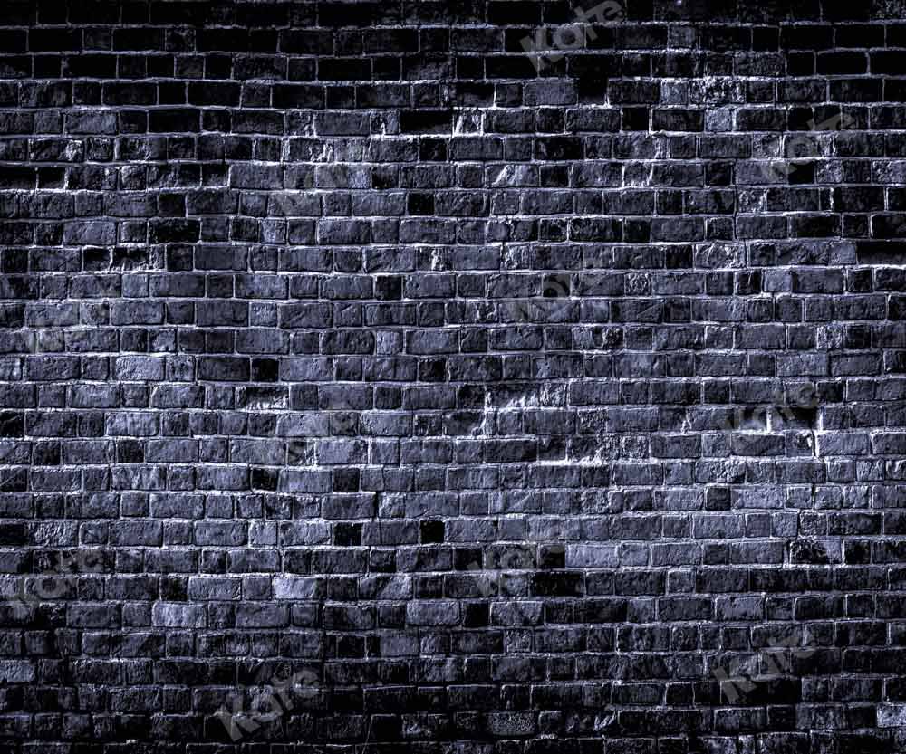 Kate Black Brick Wall Backdrop Mottled Designed by Chain Photography