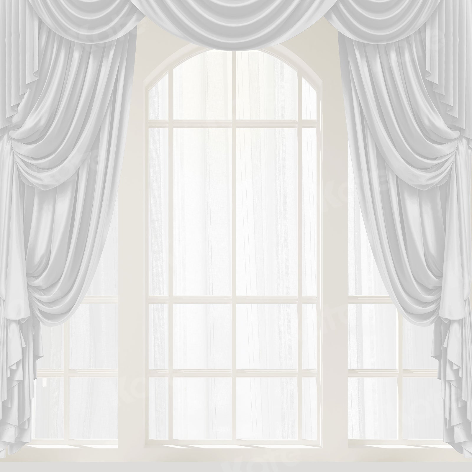 Kate White Window Backdrop Curtains for Photography - Kate Backdrop AU