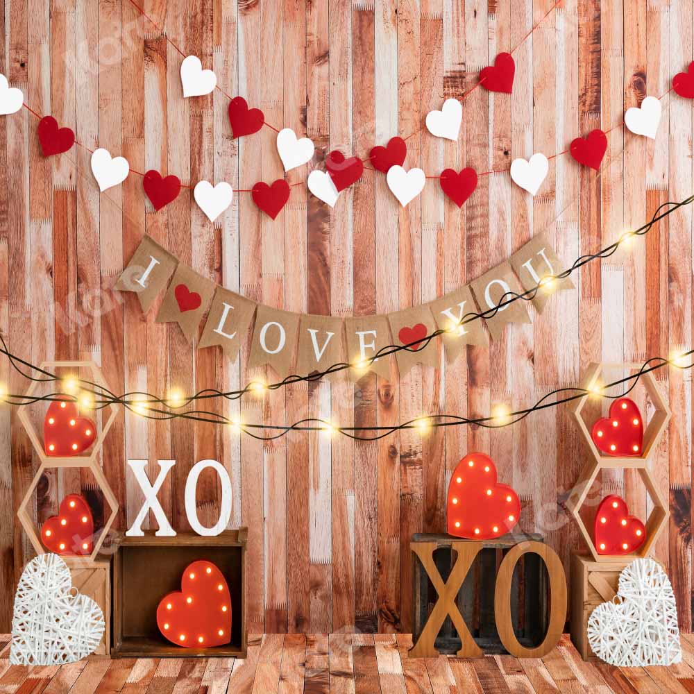 Kate Valentine's day Backdrop Light Love Heart Designed by Emetselch - Kate Backdrop AU