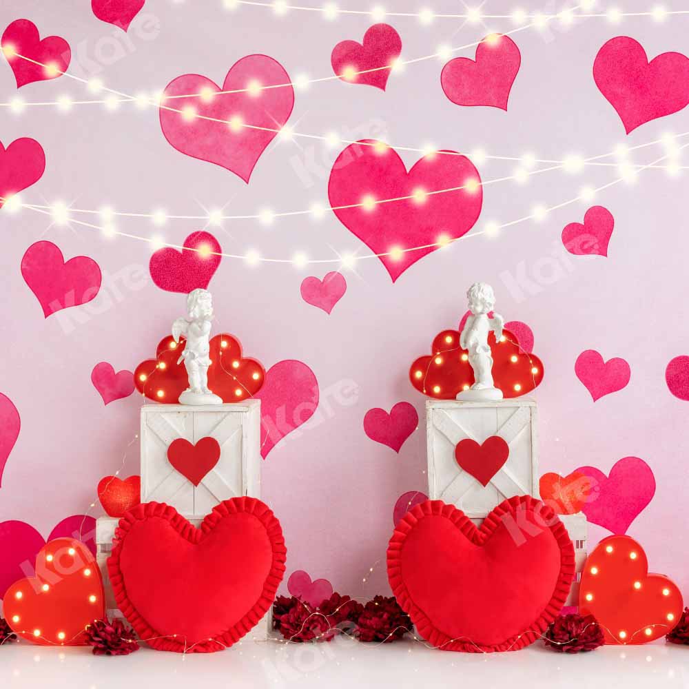 Kate Valentine's Day Backdrop Barbie Love Designed by Emetselch - Kate Backdrop AU