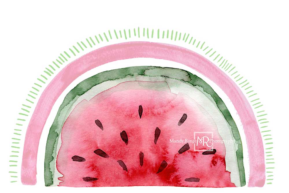 Kate Watermelon Rainbow Backdrop Designed by Mandy Ringe Photography - Kate Backdrop AU