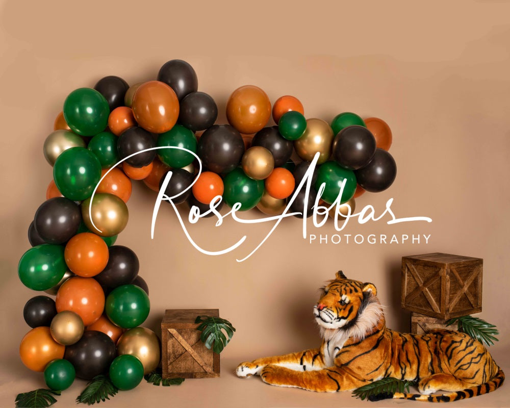 Kate Tiger Safari Backdrop Birthday Designed By Rose Abbas