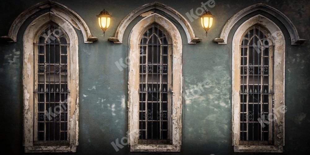 Kate Church Windows Backdrop Retro Castle Designed by Chain Photography - Kate Backdrop AU