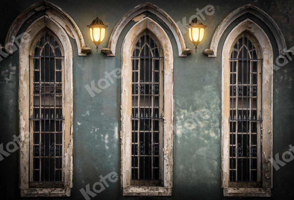 Kate Church Windows Backdrop Retro Castle Designed by Chain Photography - Kate Backdrop AU