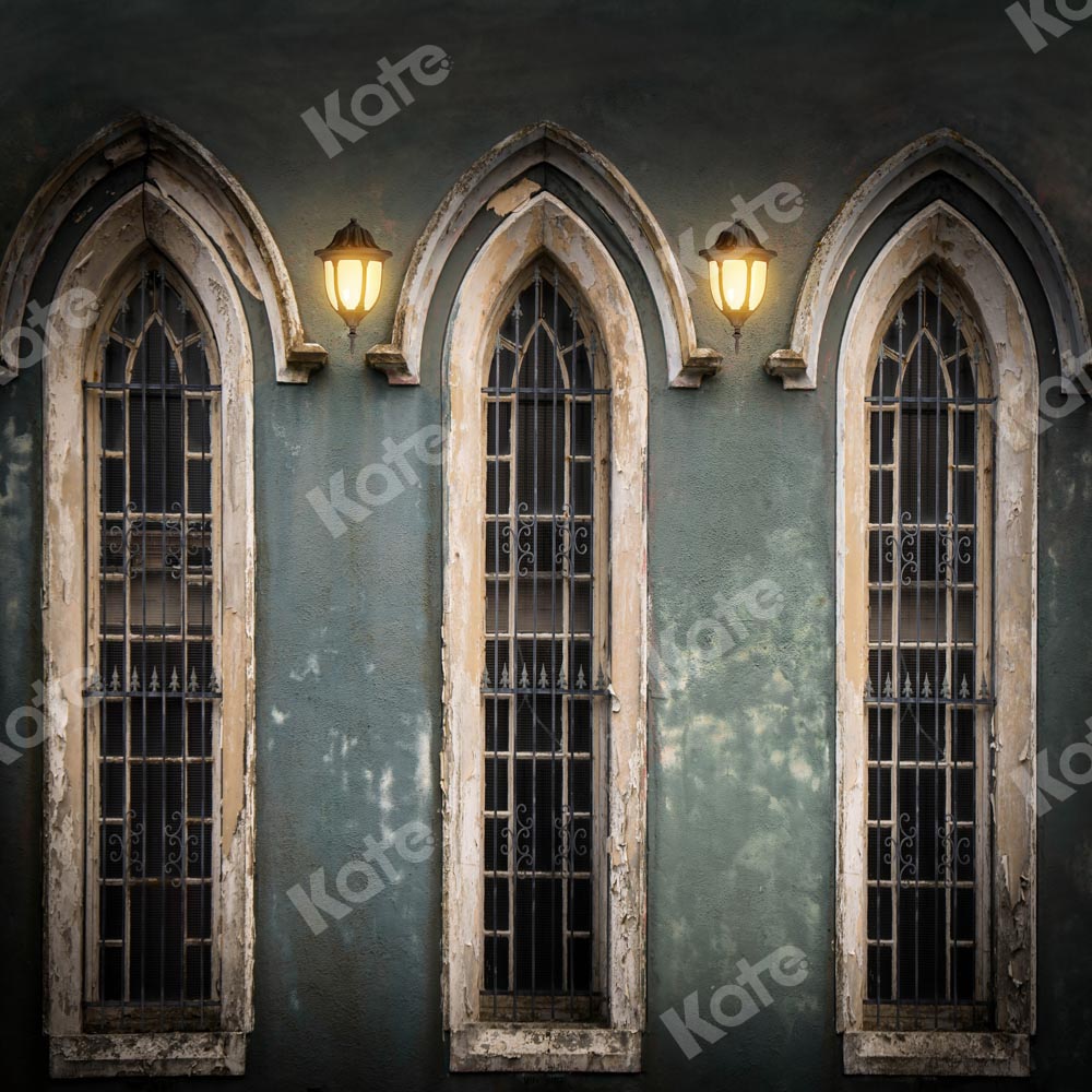 Kate Church Windows Backdrop Retro Castle Designed by Chain Photography