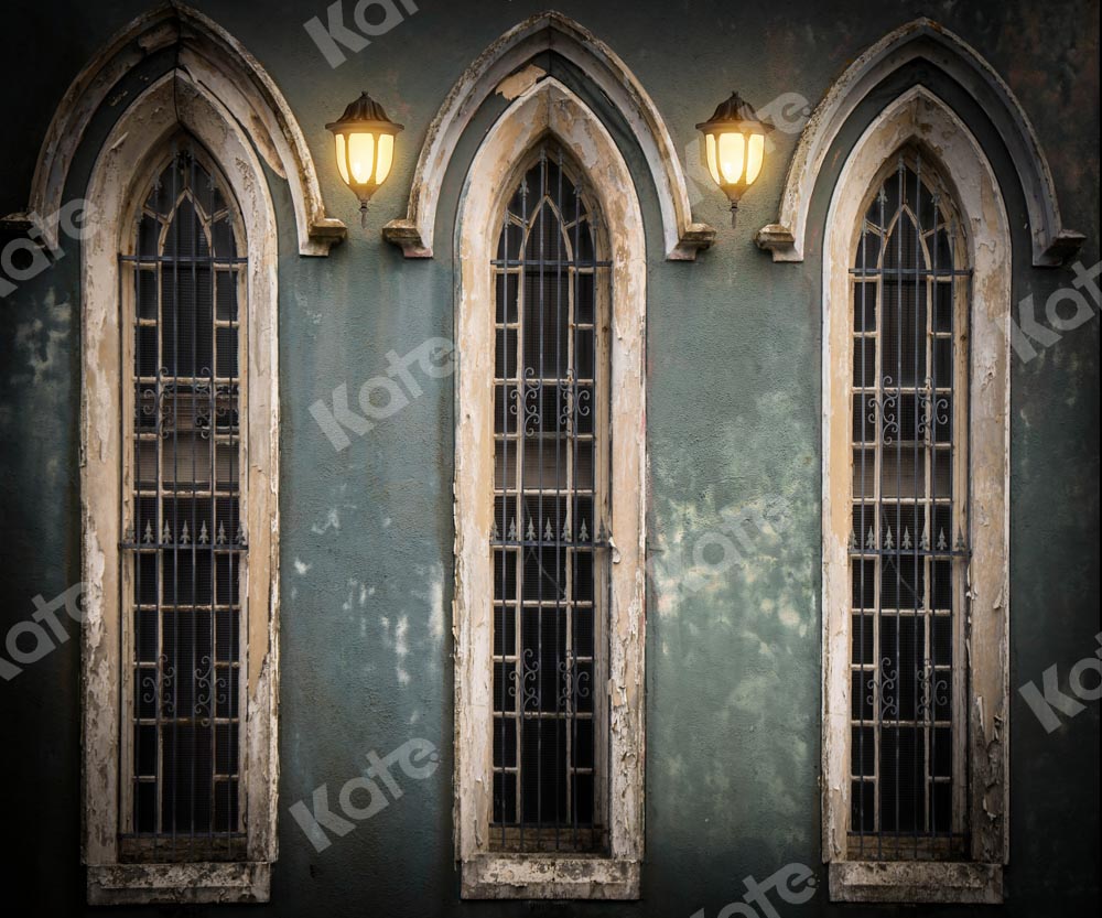 Kate Church Windows Backdrop Retro Castle Designed by Chain Photography - Kate Backdrop AU