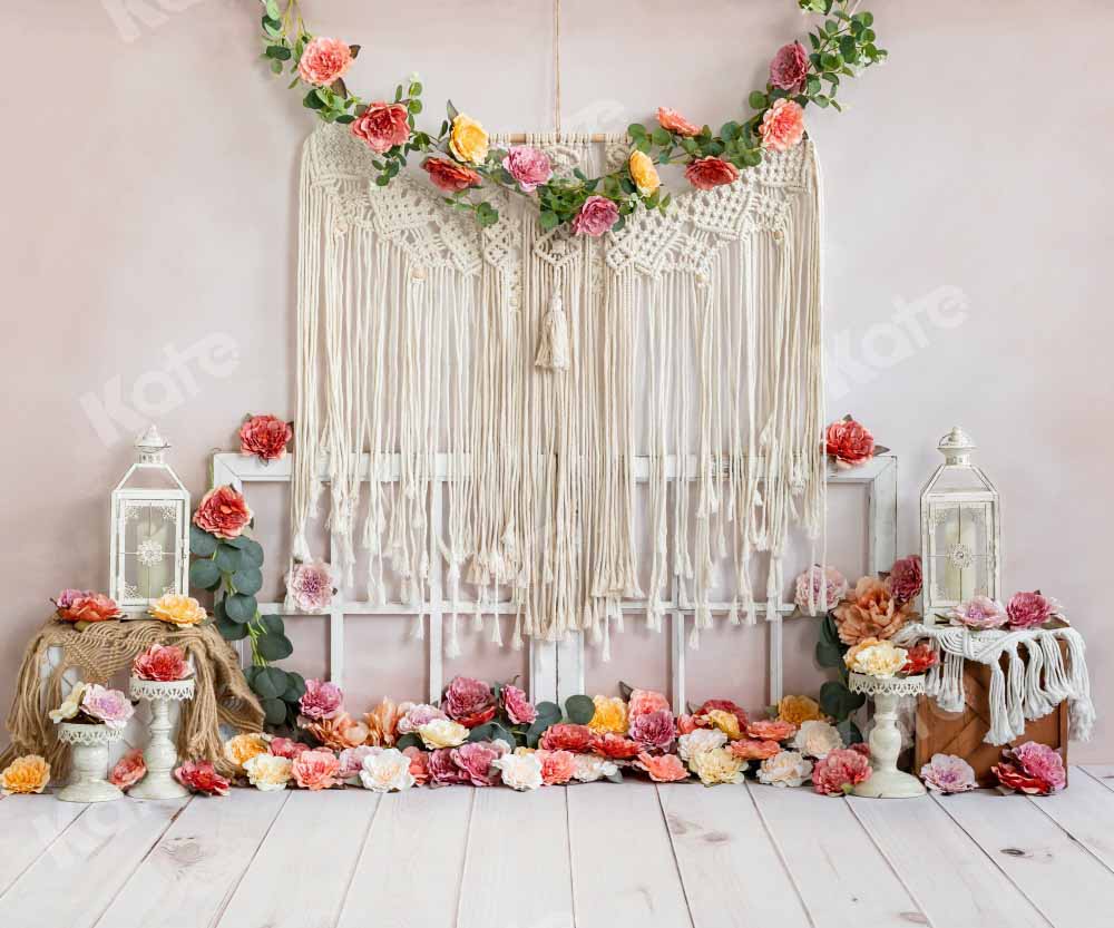 Kate Spring Boho Backdrop Flower Designed by Emetselch - Kate Backdrop AU
