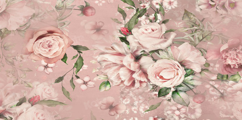 Kate Pink Flowers Backdrop for Photography