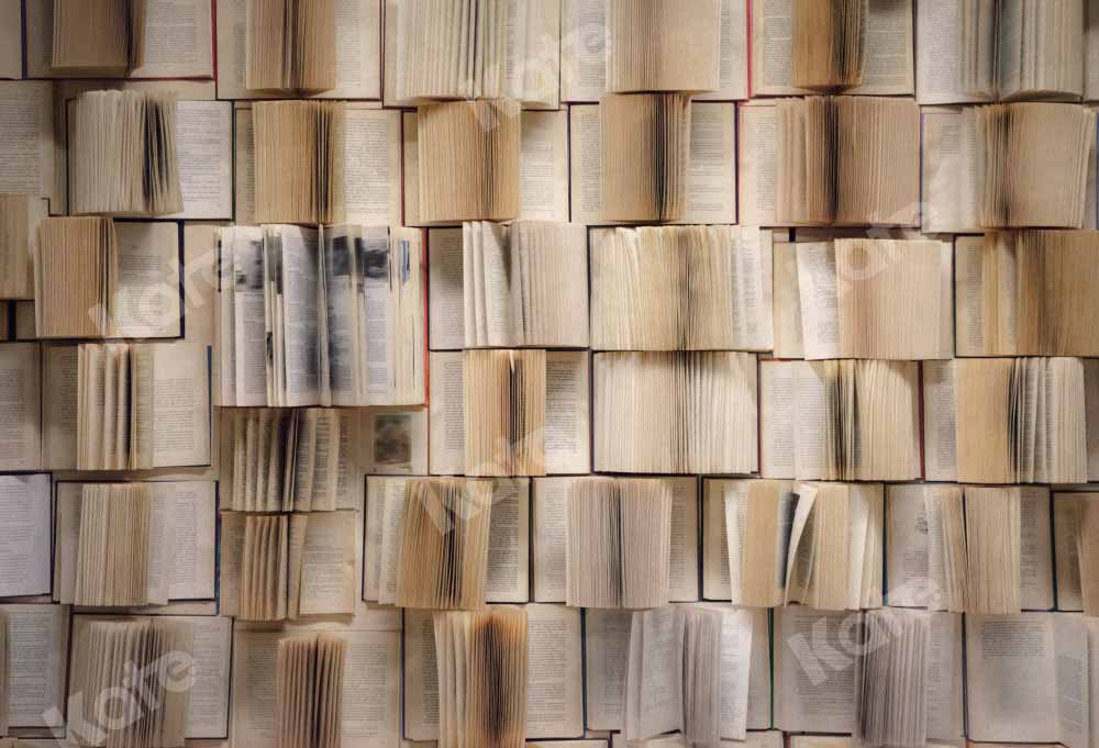 Kate School Vintage Bookshelf Backdrop Designed by Chain Photography - Kate Backdrop AU