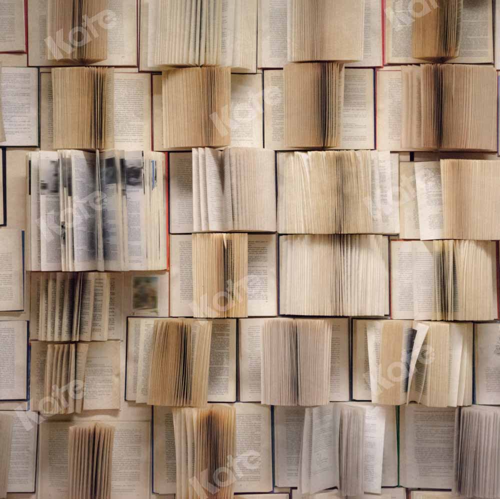 Kate School Vintage Bookshelf Backdrop Designed by Chain Photography - Kate Backdrop AU