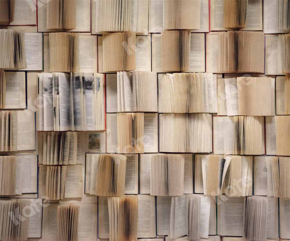Kate School Vintage Bookshelf Backdrop Designed by Chain Photography - Kate Backdrop AU
