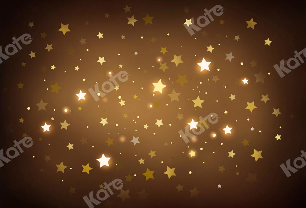 Kate Brown Glowing Stars Backdrop Twinkling Designed by Kate Image - Kate Backdrop AU