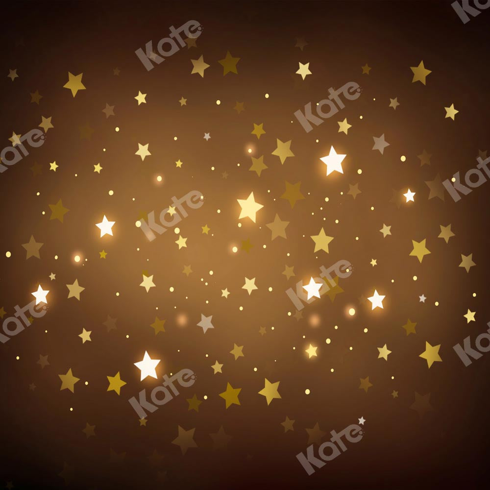 Kate Brown Glowing Stars Backdrop Twinkling Designed by Kate Image - Kate Backdrop AU