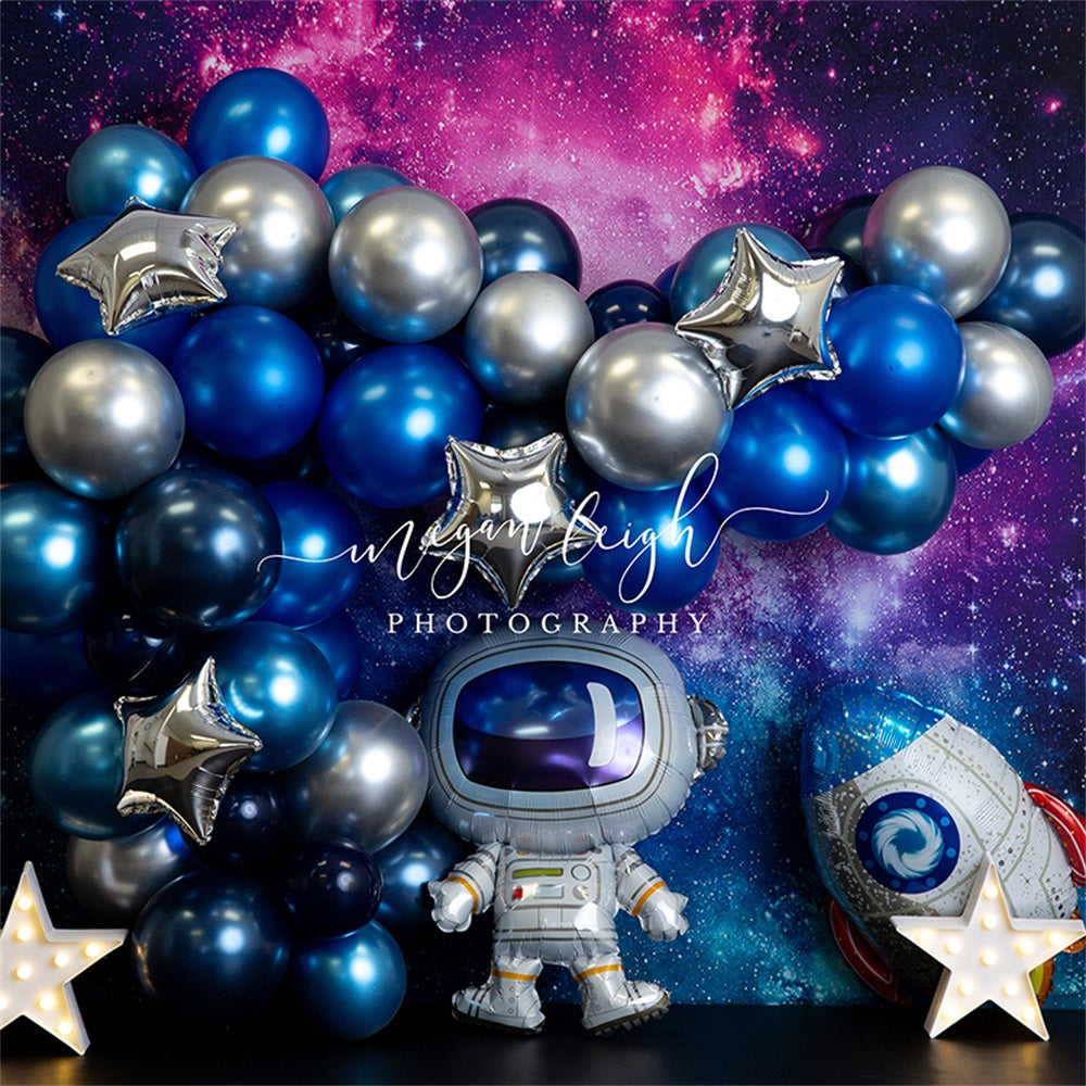 Kate Universe Balloon Backdrop Out of this World Designed by Megan Leigh Photography - Kate Backdrop AU