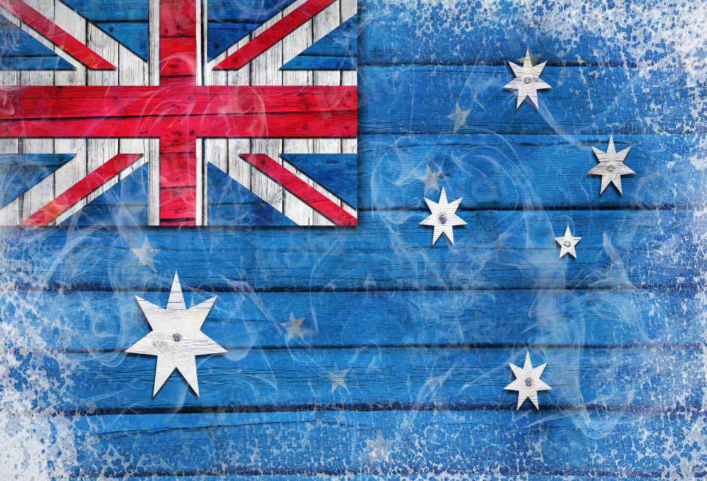 Kate Australia Day Backdrop Flag of Australia for Photography