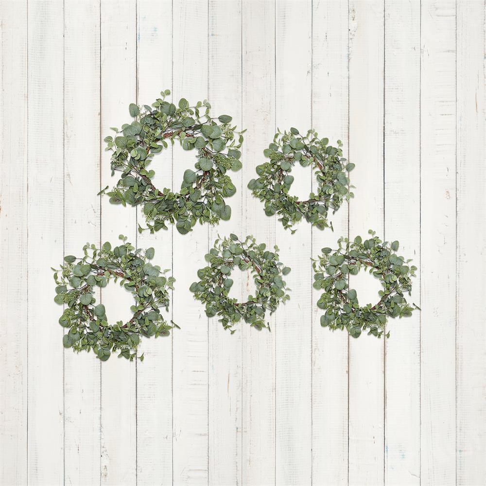 Kate White Wooden Board Backdrop Green Plants for Photography