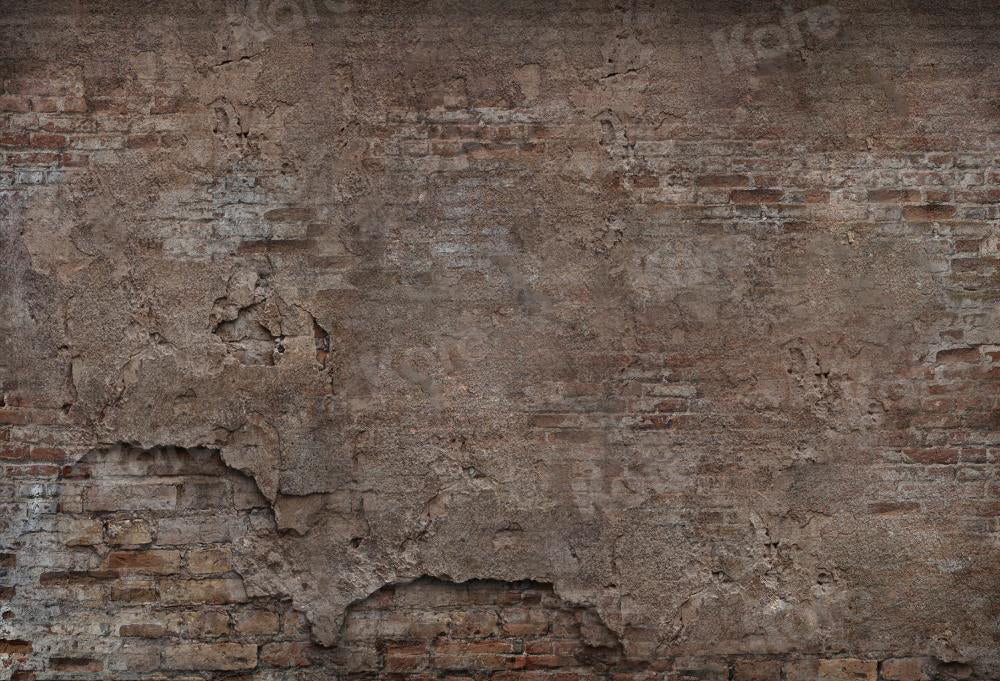 Kate Retro Brick Wall Backdrop Shabby for Photography - Kate Backdrop AU