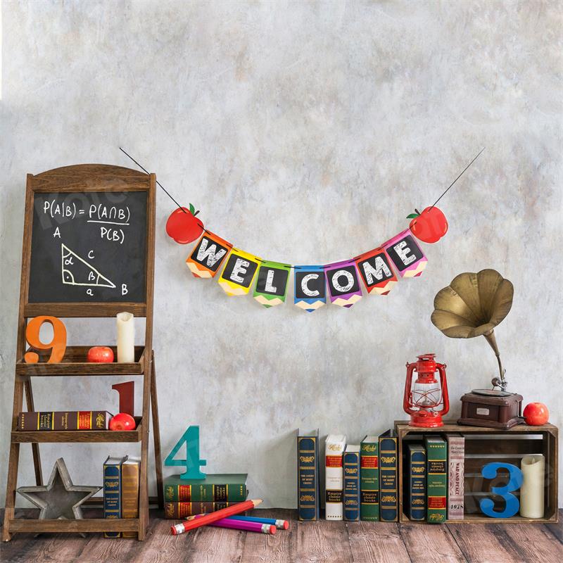Kate School Book Backdrop Classroom for Photography - Kate Backdrop AU