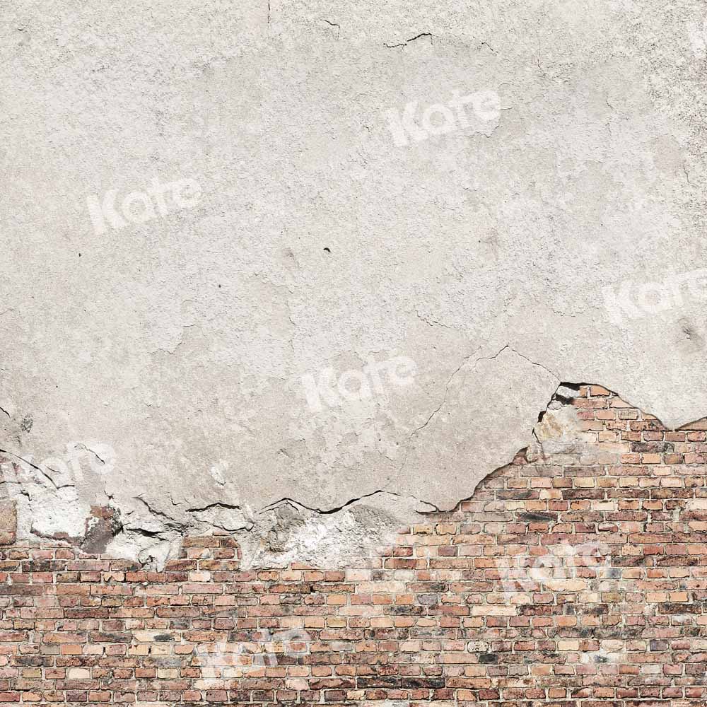 Kate Cracked Brick Wall Backdrop Cement Designed by Chain Photography