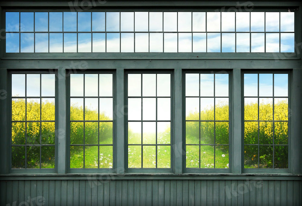 Kate Retro Window Scenery Backdrop for Photography - Kate Backdrop AU