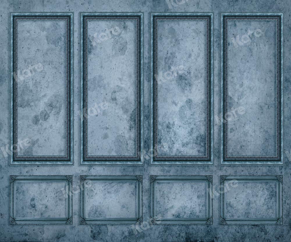 Kate Retro Wall Backdrop Interior Blue Designed by Chain Photography - Kate Backdrop AU