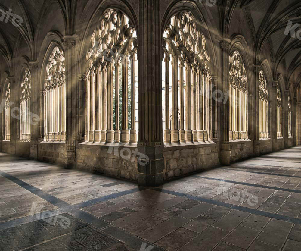 Kate Retro Backdrop Window Mirror Castle Corner Designed by Chain Photography - Kate Backdrop AU