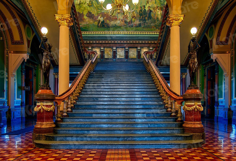 Kate Classical Grand Staircase Backdrop Building for Photography - Kate Backdrop AU