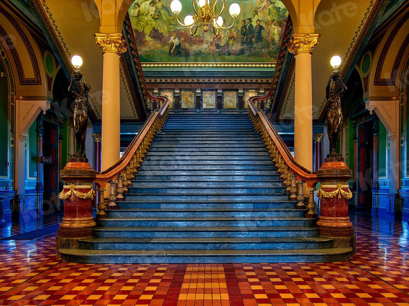 Kate Classical Grand Staircase Backdrop Building for Photography - Kate Backdrop AU