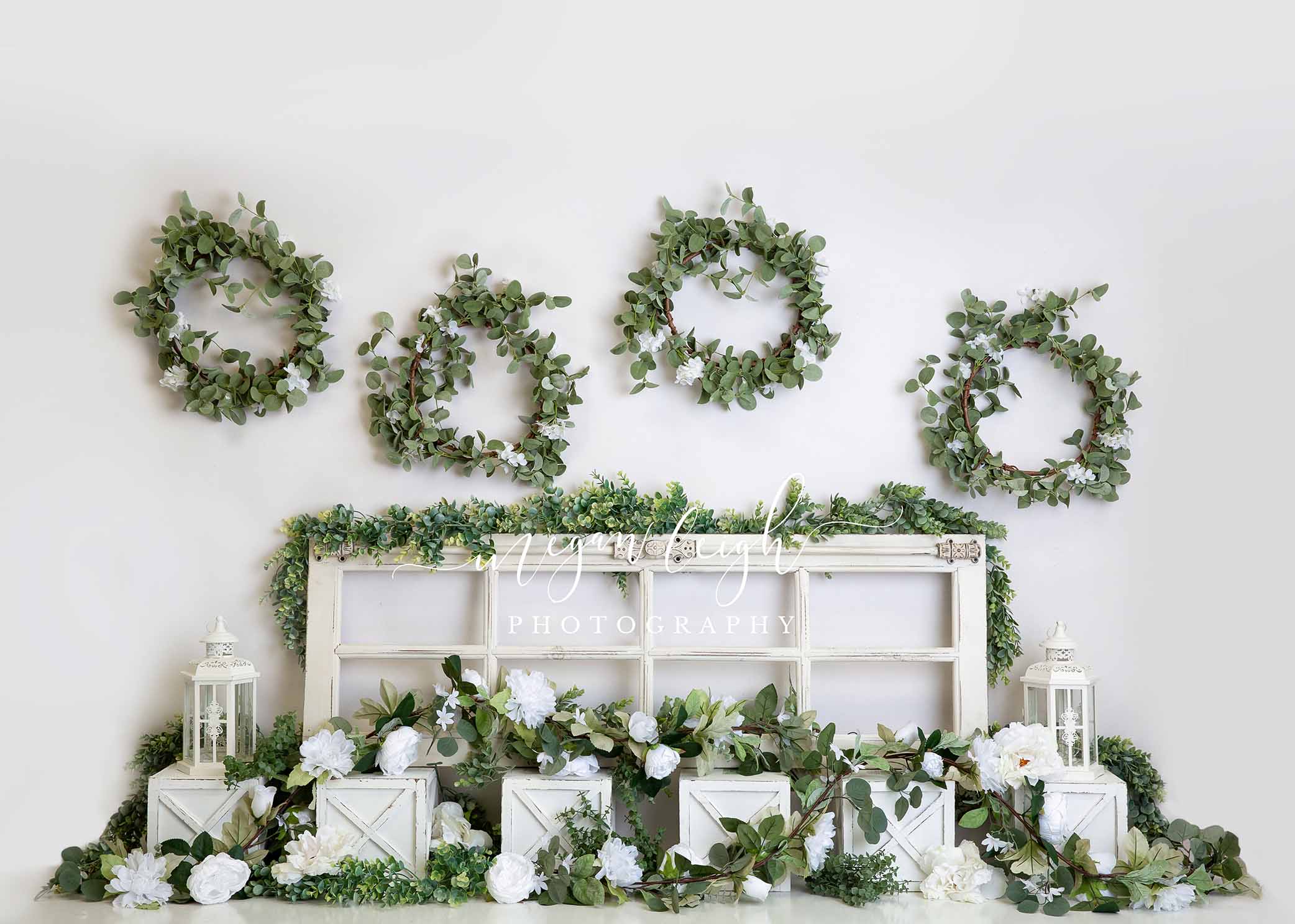 Kate Milky White Spring Backdrop for Photography Designed by Megan Leigh Photography - Kate Backdrop AU