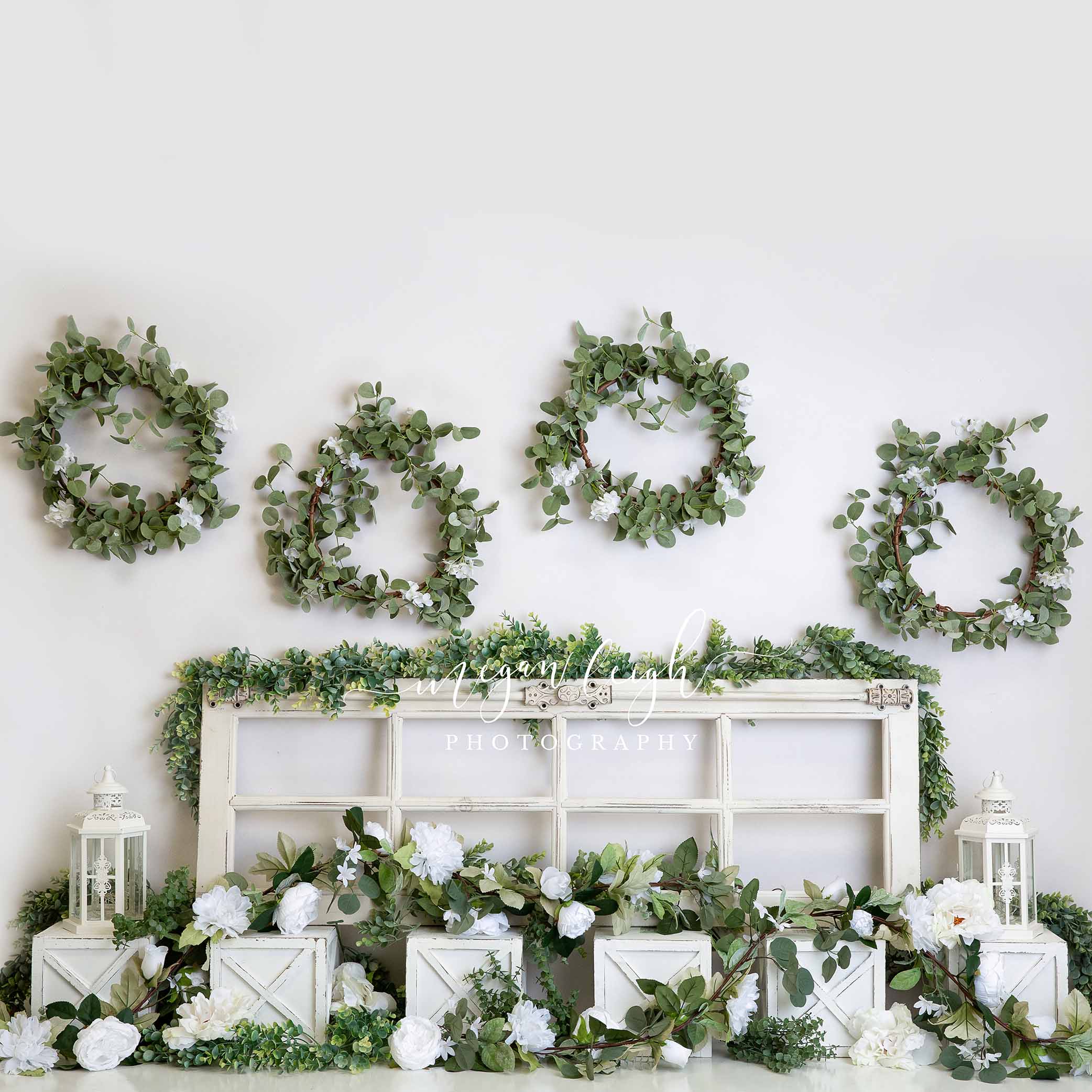 Kate Milky White Spring Backdrop for Photography Designed by Megan Leigh Photography - Kate Backdrop AU
