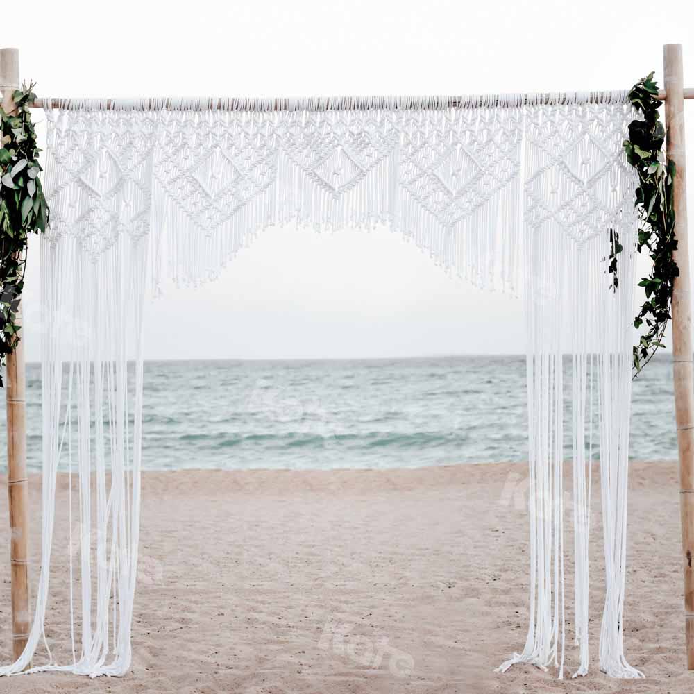 Kate Boho Summer Backdrop Wedding Beach Designed by Chain Photography