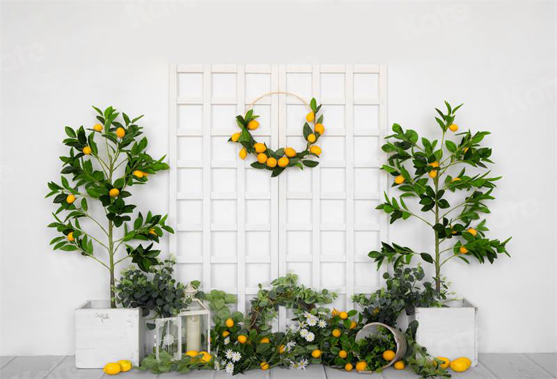 Kate Spring/Summer Lemon Tree Backdrop for Photography