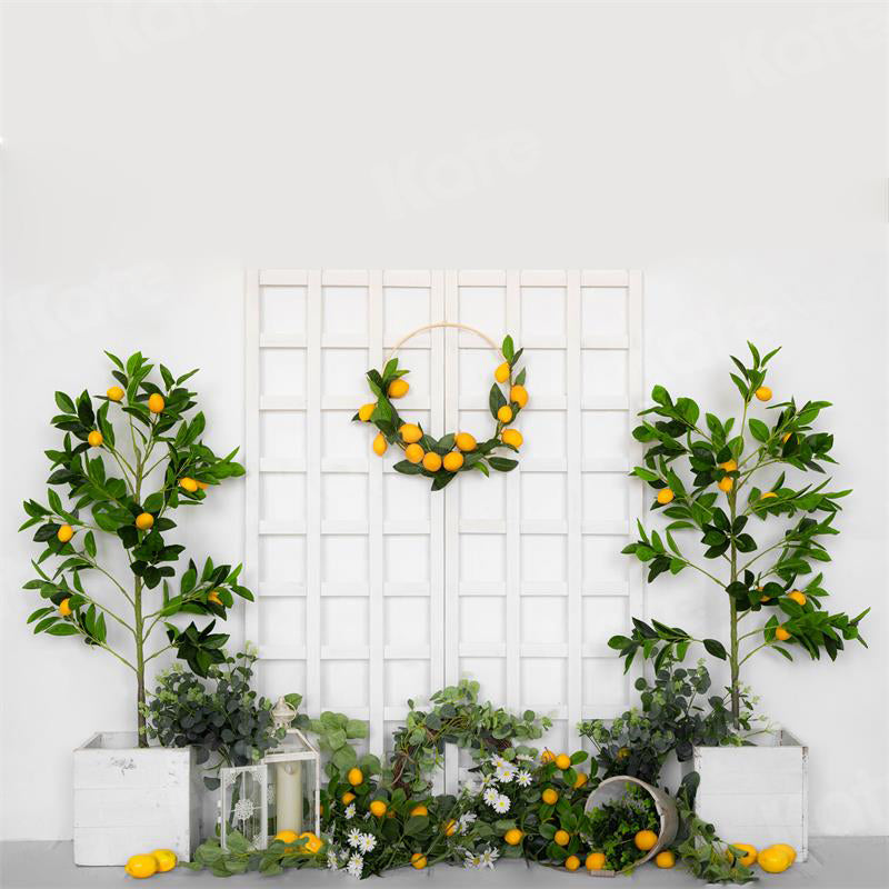 Kate Spring/Summer Lemon Tree Backdrop for Photography