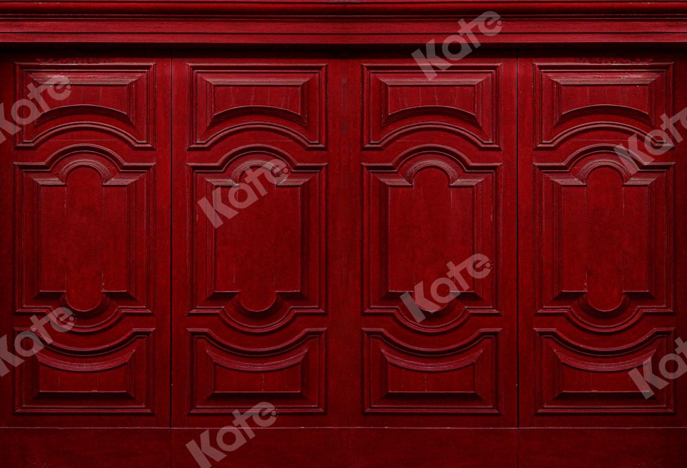 Kate Red Retro Wall Backdrop Designed by Chain Photography - Kate Backdrop AU