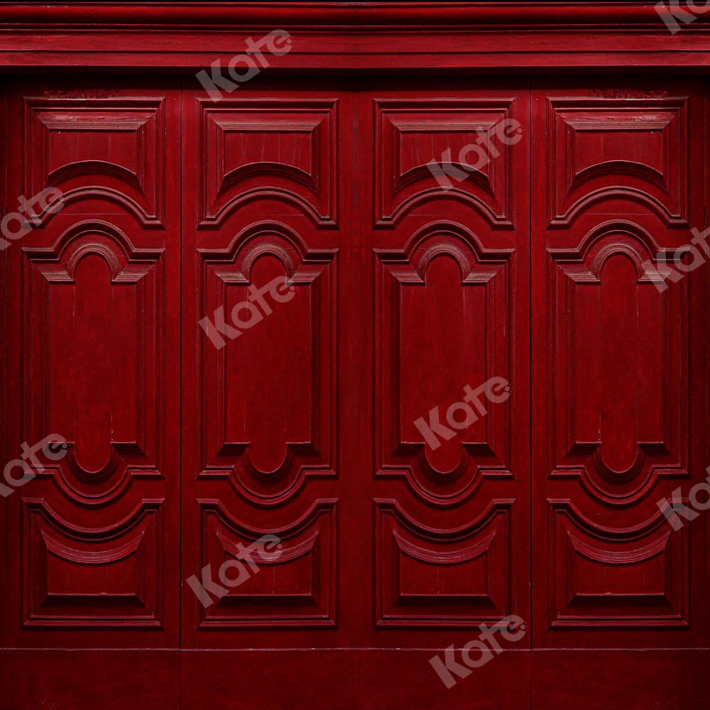 Kate Red Retro Wall Backdrop Designed by Chain Photography - Kate Backdrop AU