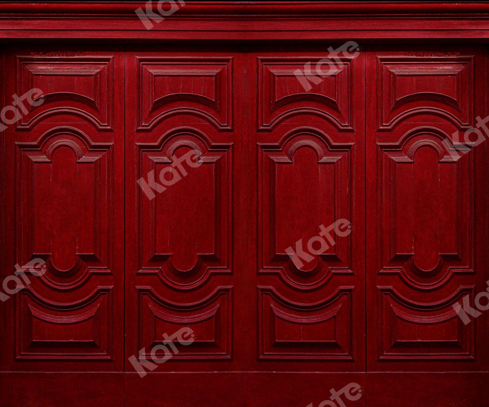 Kate Red Retro Wall Backdrop Designed by Chain Photography - Kate Backdrop AU