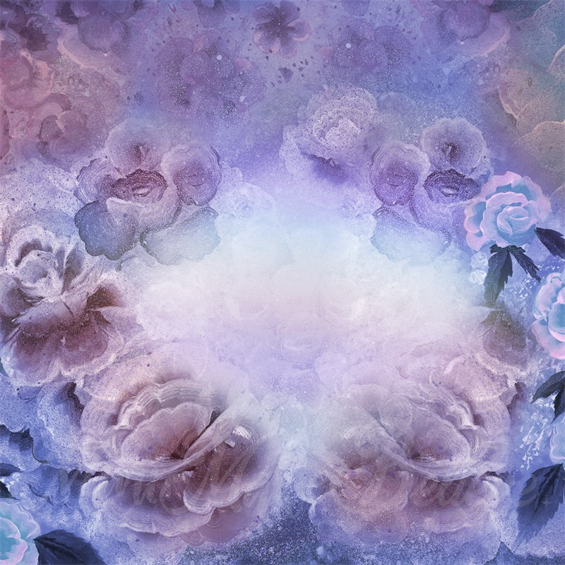 Kate Fine Art Floral Backdrop Mashup Maternity Designed by Mini MakeBelieve - Kate Backdrop AU