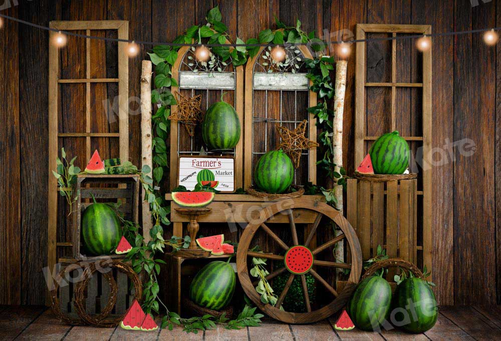 Kate Watermelon Farm Summer Backdrop Designed by Emetselch - Kate Backdrop AU