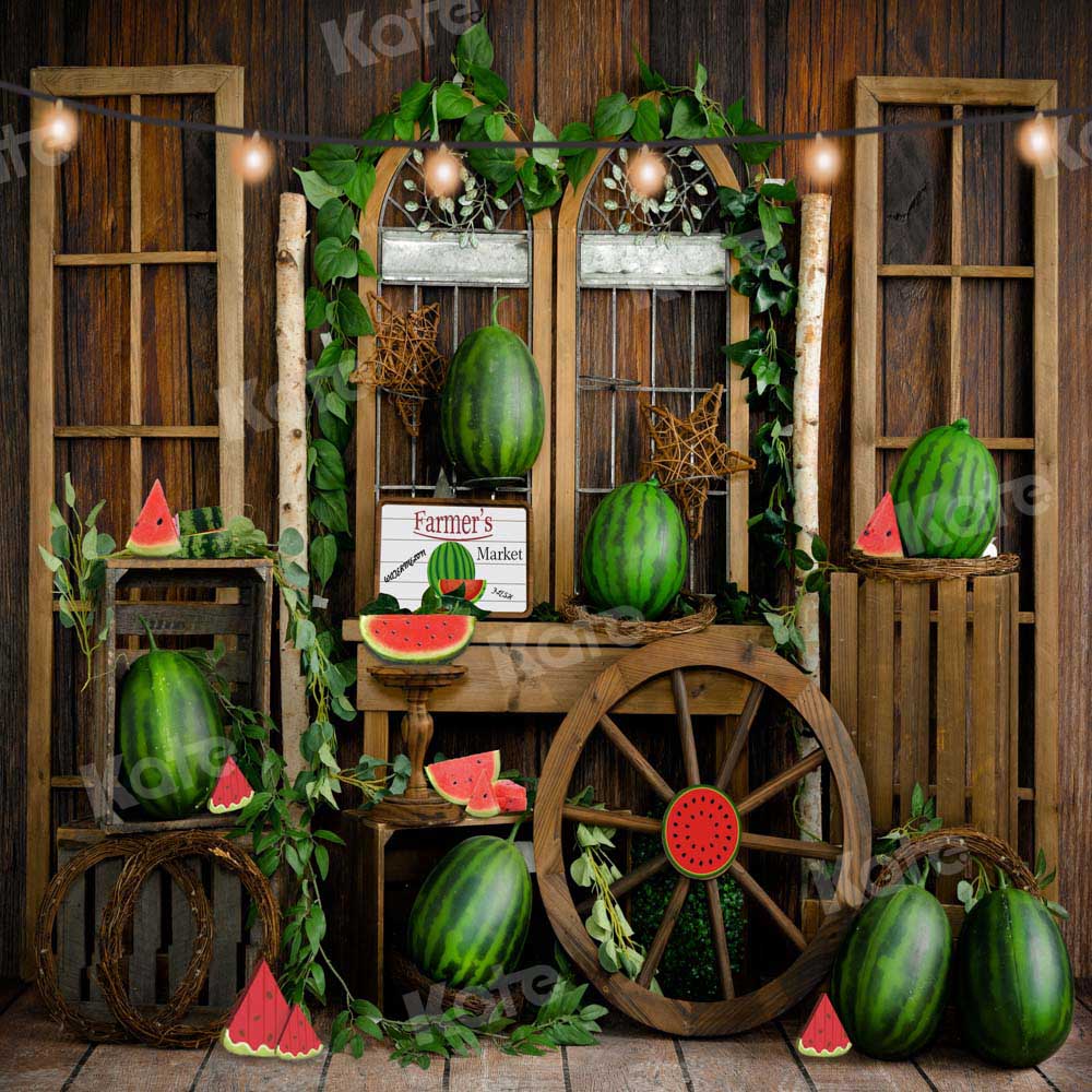 Kate Watermelon Farm Summer Backdrop Designed by Emetselch - Kate Backdrop AU