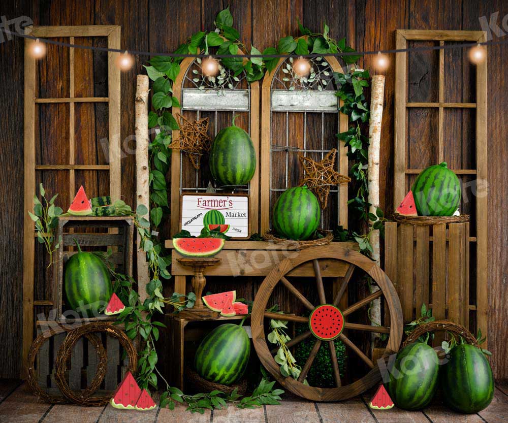 Kate Watermelon Farm Summer Backdrop Designed by Emetselch - Kate Backdrop AU