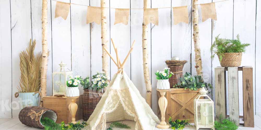Kate Spring/Summer Wooden Backdrop Tent Jungle Designed by Emetselch - Kate Backdrop AU