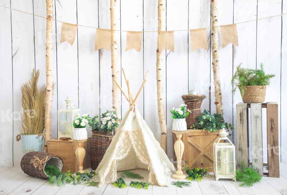 Kate Spring/Summer Wooden Backdrop Tent Jungle Designed by Emetselch